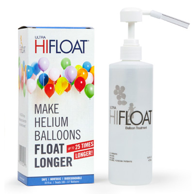 ultra Hi-Float balloons float longer 