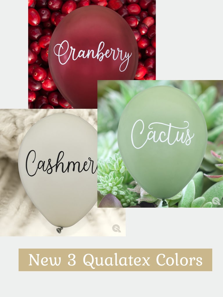 Qualatex New Colors Cactus Cashmere Cranberry